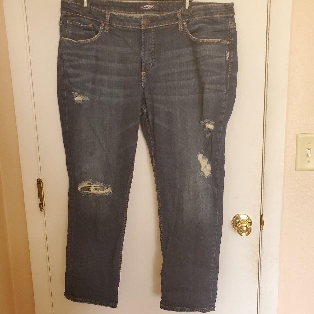 Silver jeans